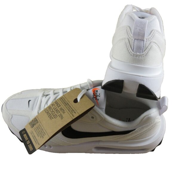 Nike Women's Air Max Dawn Running Training Shoes White Black Orange Sizes NIB - Picture 2 of 7